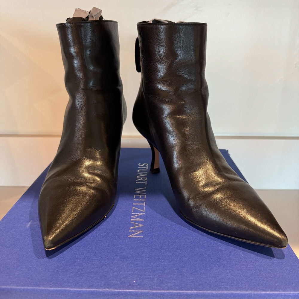 Pre-owned Stuart Weitzman Juniper 70 Booties